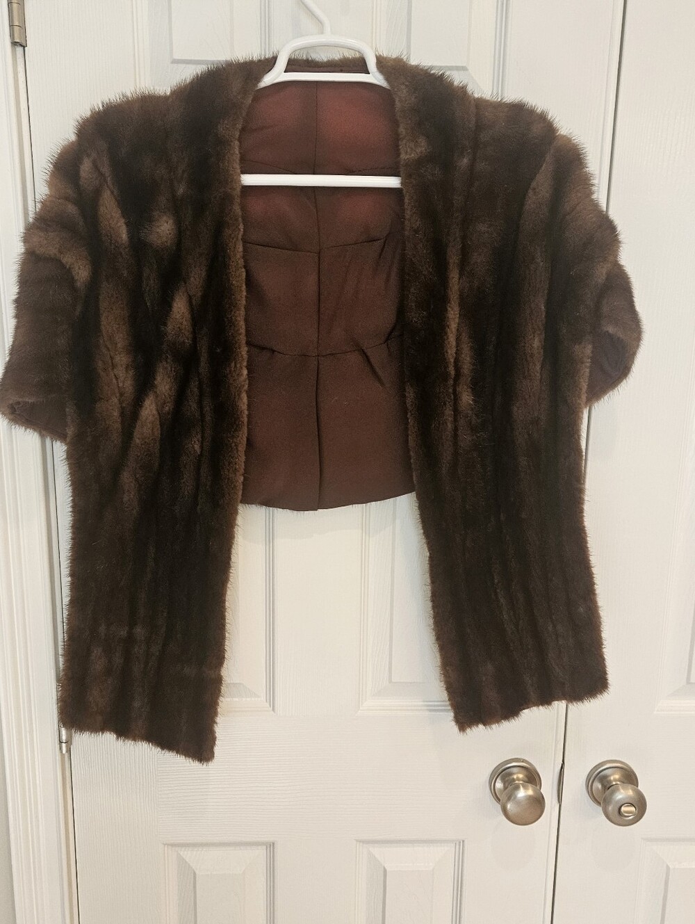 Women's Brown Mink Fur 1930's Vintage Stole